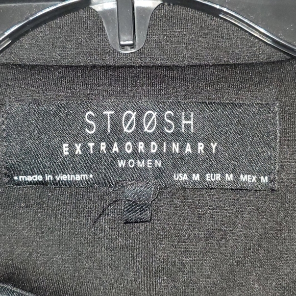 Stoosh Black Ruched Sleeve Casual Blazer Jacket M - Picture 5 of 6